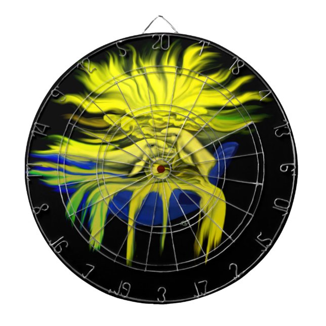 Dolphin Love Dartboard (Front)