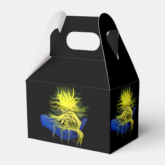 Dolphin Love Favour Box (Front Side)