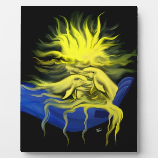 Dolphin Love Plaque (Front)