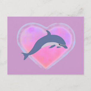 Dolphin Love postcard