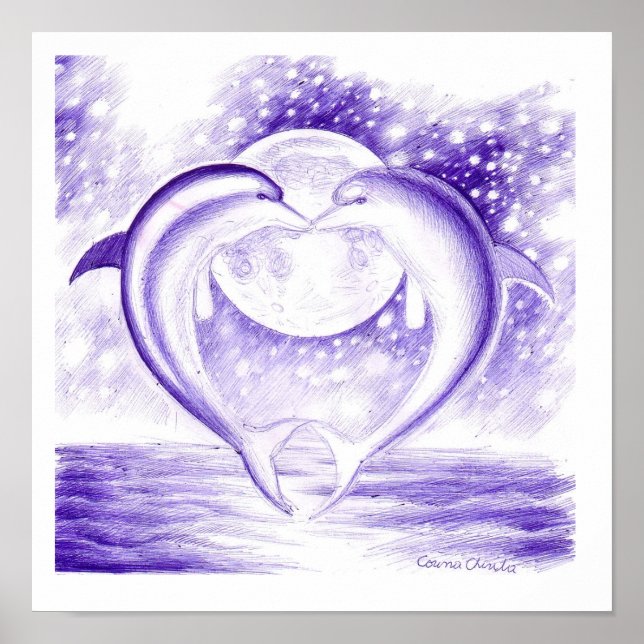 Dolphin love poster (Front)