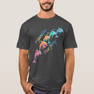 Dolphin Lover Brigantine NJ Family Beach Vacation T-Shirt
