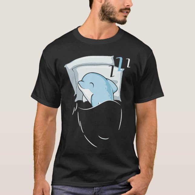 Dolphin Lover Marine Biology Underwater Animal 7 T-Shirt (Front)