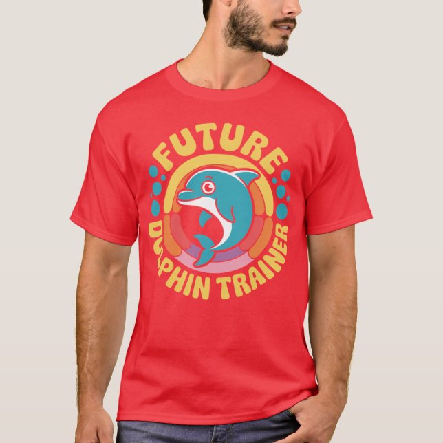 Dolphin Lover Sea Ocean Animals Future Dolphinrain T-Shirt (Front)