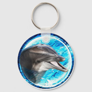 Dolphin magnet key ring