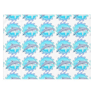 Dolphin Maori Sun Tablecloth