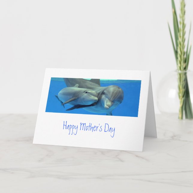 Dolphin Mother's Day Card (Front)