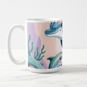 Dolphin Mum and Baby Coffee Mug