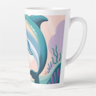 Dolphin Mum and Baby Latte Mug
