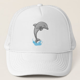 Dolphin over Water Trucker Hat