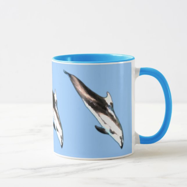 Dolphin Painting Coffee Mug (Right)