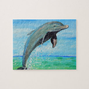 Dolphin Painting Jigsaw Puzzle