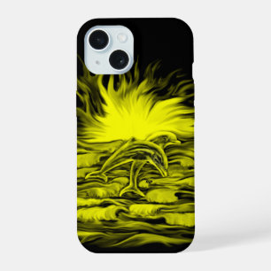 Dolphin pair in the Sunshine iPhone 15 Case