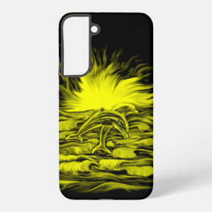 Dolphin pair in the Sunshine Samsung Galaxy Case