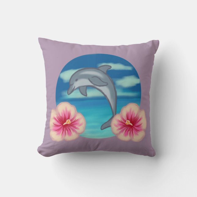 Dolphin Paradise Cushion (Front)