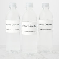 Dolphin Party Kids Personal Water Bottle Label