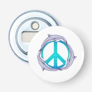 Dolphin Peace Bottle Opener