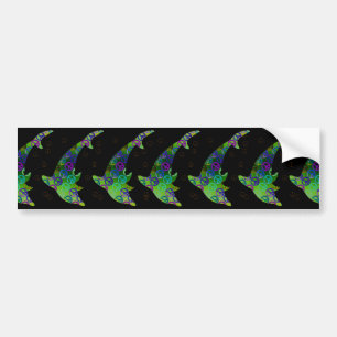 Dolphin Peace Friday Bumper Sticker