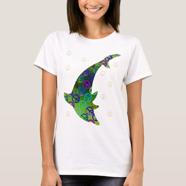 Dolphin Peace Friday One Side Shirt (Front)