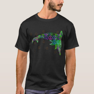 Dolphin Peace Monday One Side Shirt