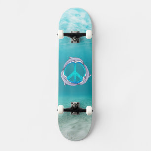 Dolphin Peace Skateboard