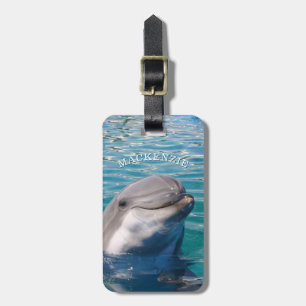 Dolphin Personalised Luggage Tag