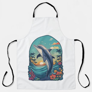 Dolphin Playing in the Sea, Aprons