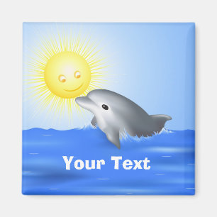 Dolphin Playing with Sun Magnet