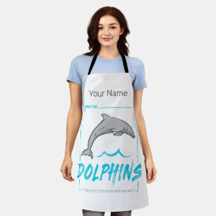 Dolphin Protect The Porpoise And Ocean Vintage Apron