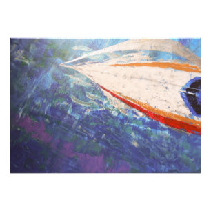 Dolphin  ride along photo print