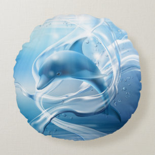 Dolphin Round Cushion