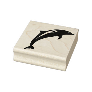 Dolphin Rubber Stamp