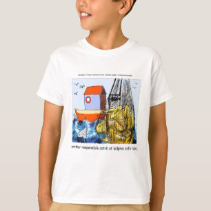 Dolphin-Safe Tuba Funny T-Shirt