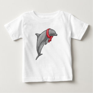 Dolphin Scarf Baby T-Shirt