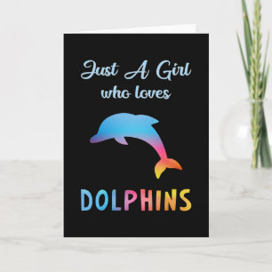Dolphin Sea Dolphins Animal Ocean Water Funny Gift Card