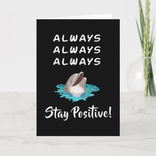 Dolphin Sea Dolphins Water Animal Ocean Funny Gift Card