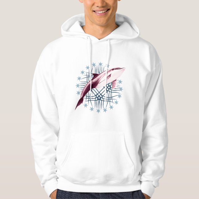 Dolphin Slick Graphic Design Hoodie (Front)