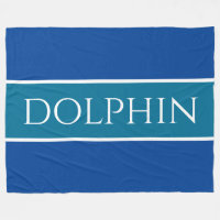 DOLPHIN Sporty Wide Blue White Nautical Stripes