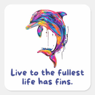 Dolphin Square Sticker