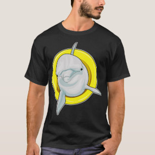 Dolphin Swimming Lifebuoy T-Shirt