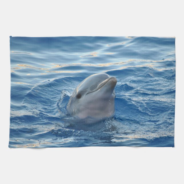 Dolphin Tea Towel (Horizontal)