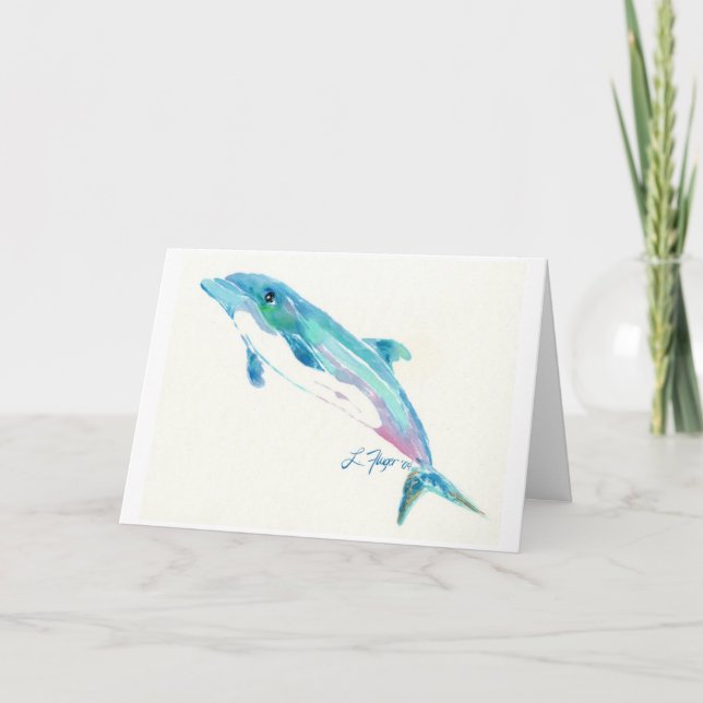 Dolphin Thank You Card (Front)