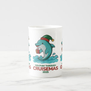 Dolphin’ Through Cruisemas 2025 Bone China Mug