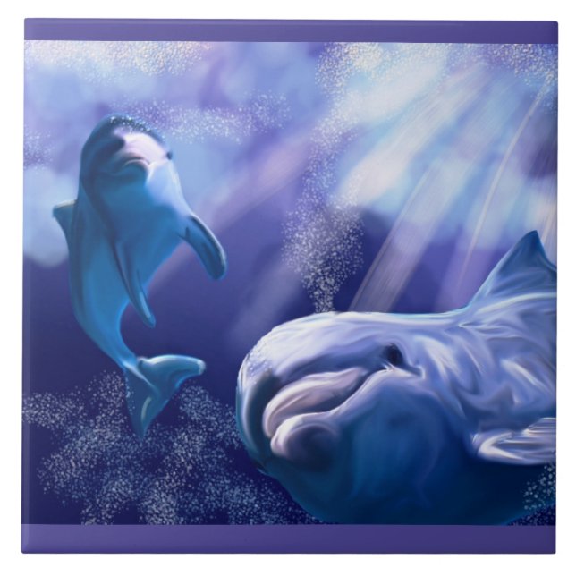 Dolphin tile artwork (Front)