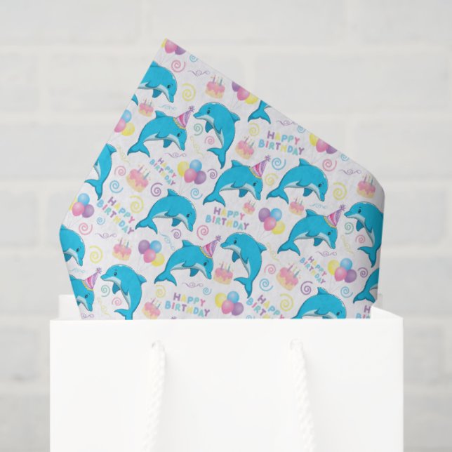 Dolphin Tissue Paper (Gift Bag)