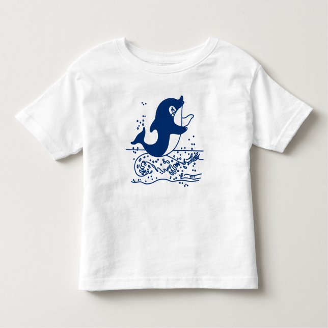 Dolphin Toddler T-Shirt (Front)