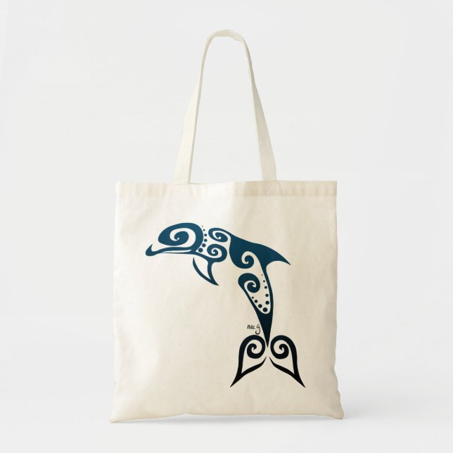 Dolphin Tote Bag (Front)