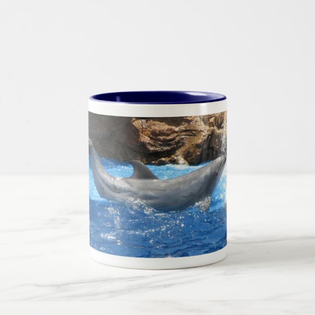 Dolphin Tricks Coffee Cup (Center)