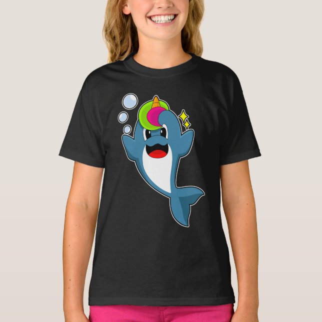 Dolphin Unicorn T-Shirt (Front)