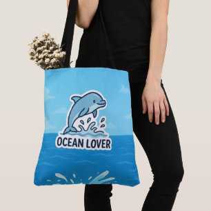 Dolphin Vibes Tote Bag